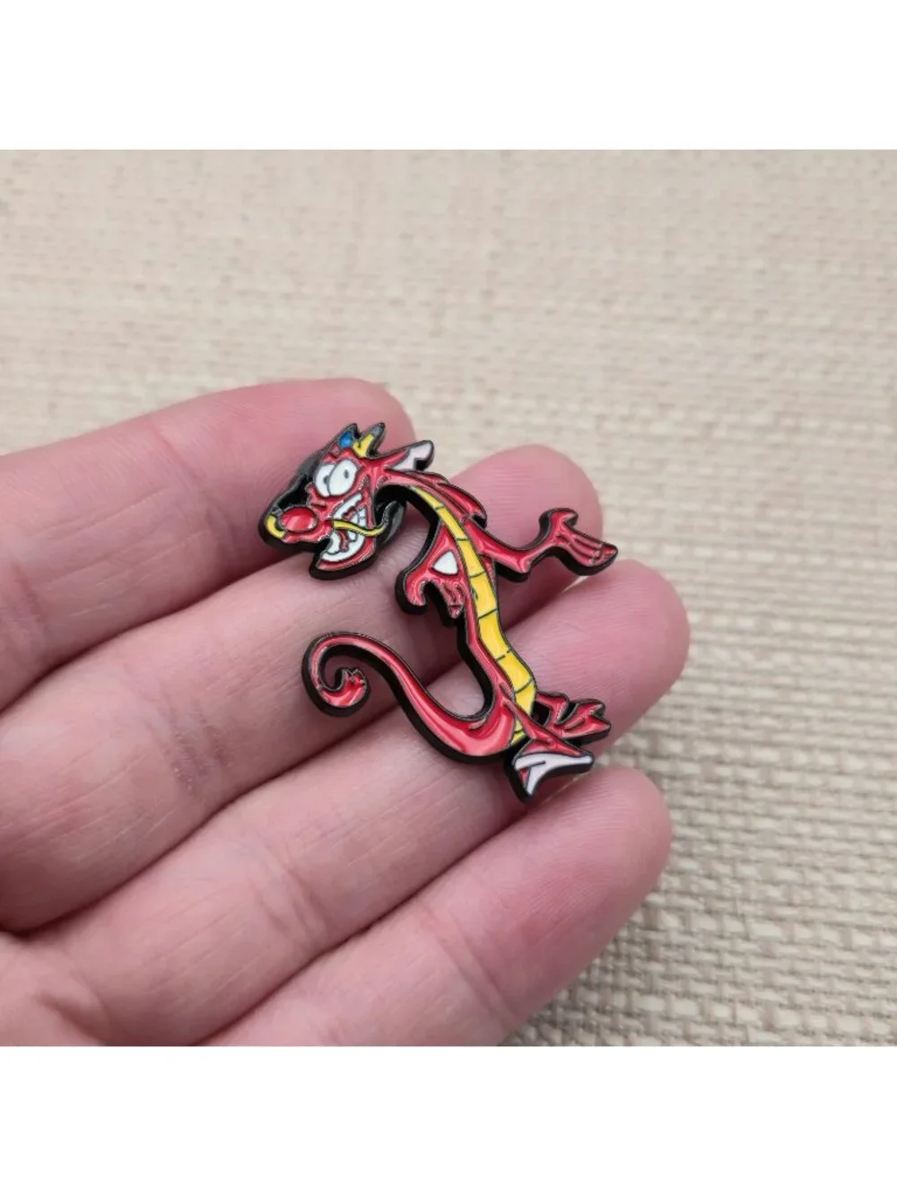 Disney Mulan Mushu Dragon Enamel Lapel Pin A8067